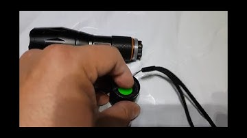 Power push button assembly fix for XML T6 Cree zoomable Led flashlight