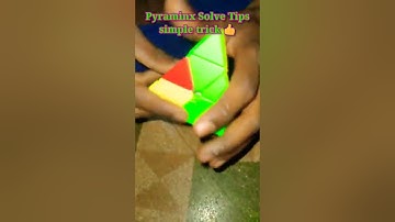 pyraminx cube kaise Sol kare. pyramid cube solutions #short #realcontent #trending #youtubeindia