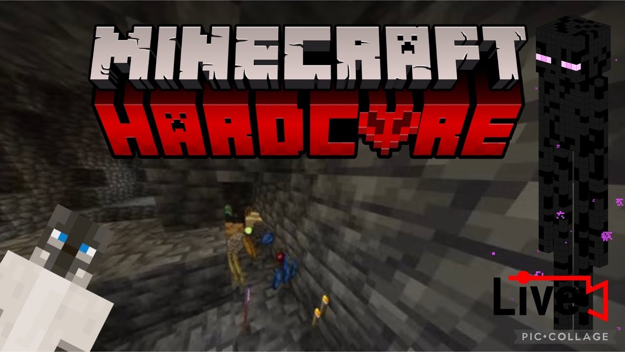 Minecraft Hardcore Letsplay Ep 2 LIVE - YouTube