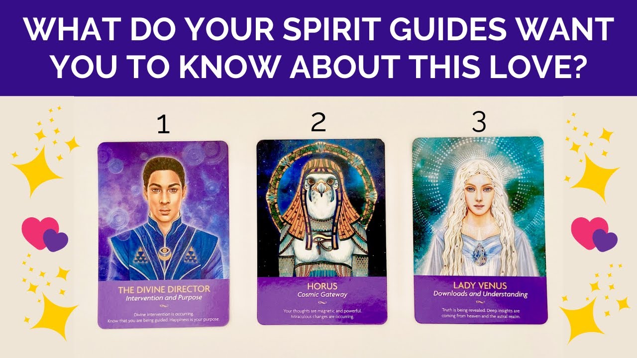 💌 WHAT DO YOUR SPIRIT GUIDES WANT YOU TO KNOW? 🌻PICK A CARD LOVE ...
