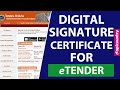 What type of Digital Signature Certificate is required For Tender - Apicountry