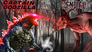 Captain Godzilla Vs Wendigo