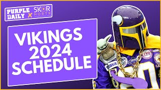 Minnesota Vikings OFFICIAL 2024 schedule is out!