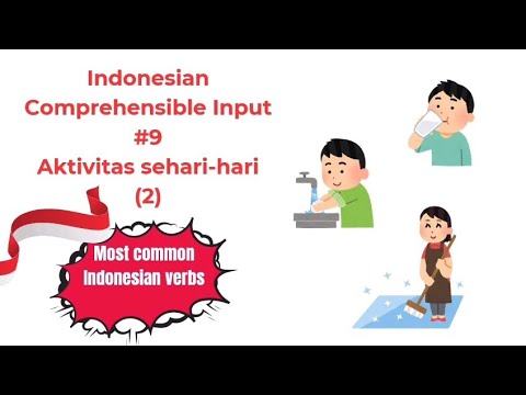 Learn most common Indonesian verbs| Indonesian Comprehensible Input🇮🇩 ...