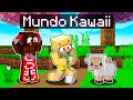 24 HORAS EN UN MUNDO KAWAII EN MINECRAFT