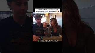 Celebrity Alice Rosenblum was DISGUSTED after Fiivestar KISSED her hand 😭❤️‍🩹#fyp #fiivestar Profile