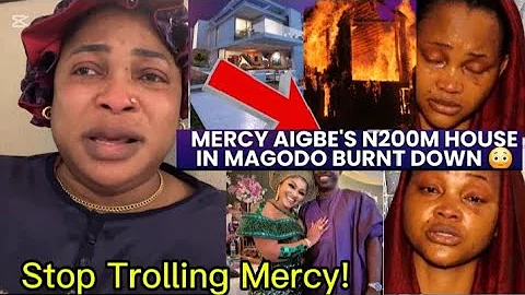 KEMI AFOLABI CRY OUT "STOP TRØLLING MERCY AIGBE JUST SUPPORT HER 200M HOUSE GOT BÜRNT💔