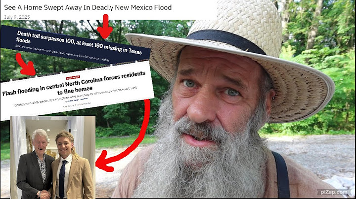 What do ALL THE FLOODS have in common? You wont believe it...