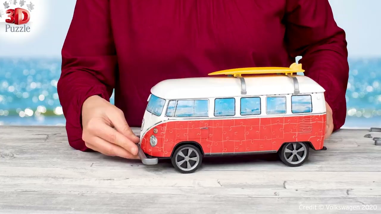 Ravensburger - 3D Puzzle VW Bus - YouTube