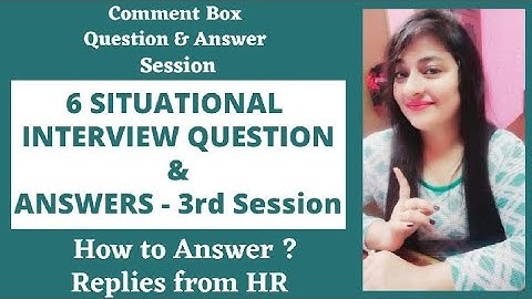 Situational Interview Questions | Q & A #interviewquestions #situational #hr #readytogetupdate