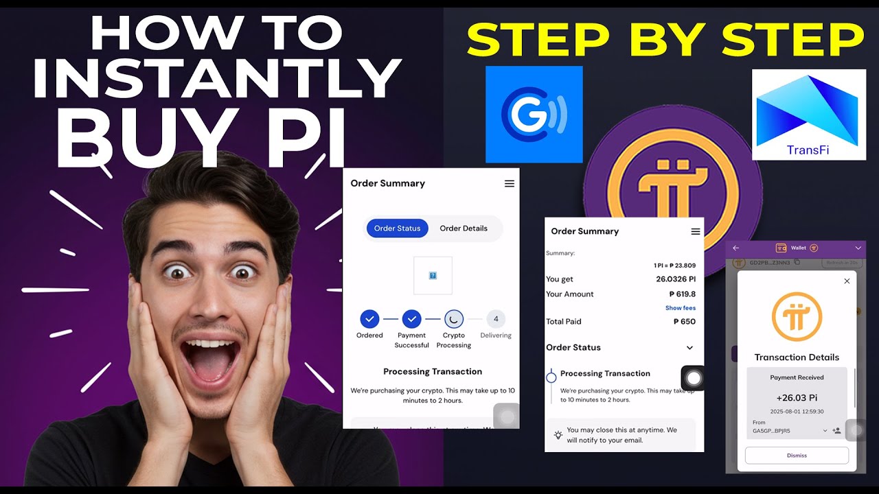 How to Instantly Buy PI Coin in the Pi Wallet via TransFi (Under 5 Minutes)  - Step by Step Guide