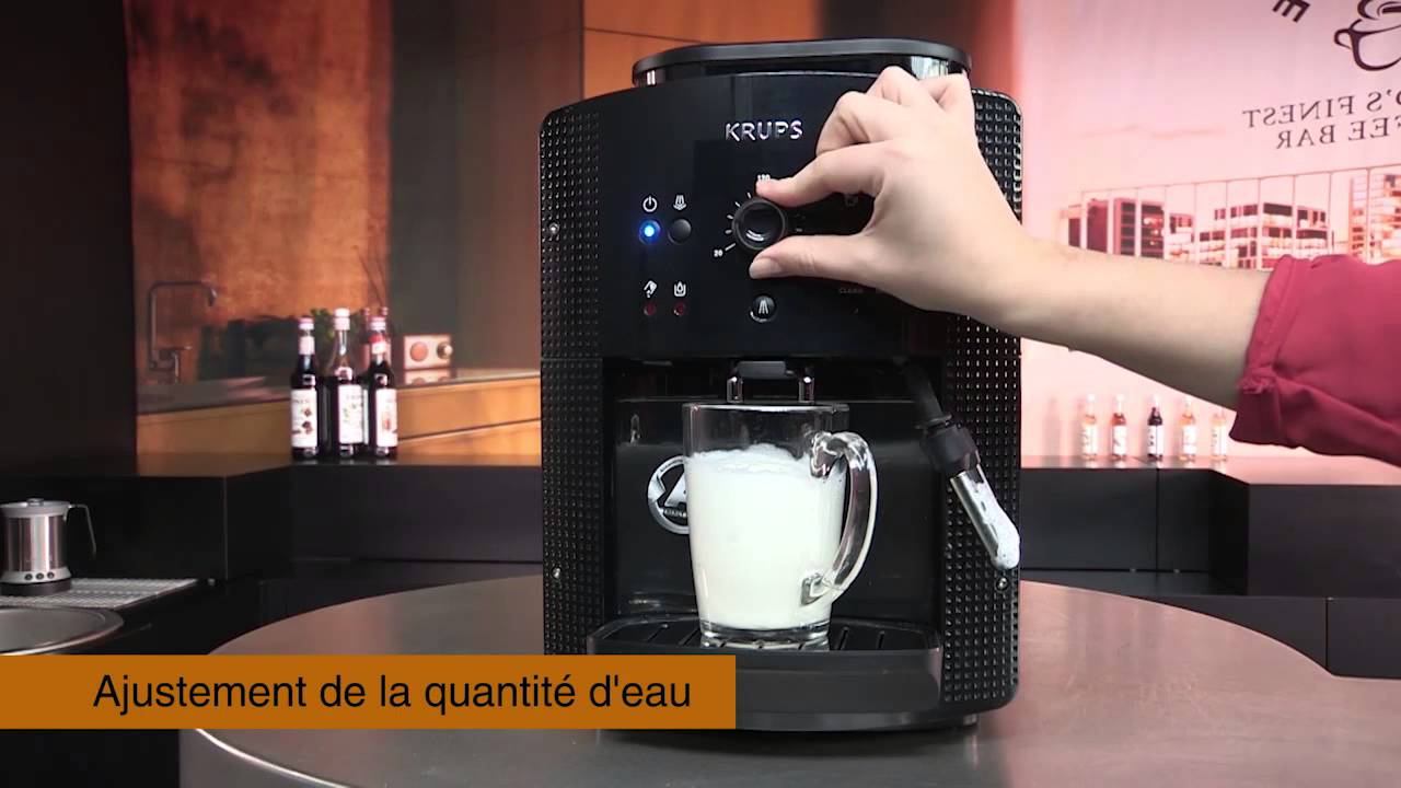 KRUPS Expresso Full Auto YY8125FD : Cappuccino - YouTube