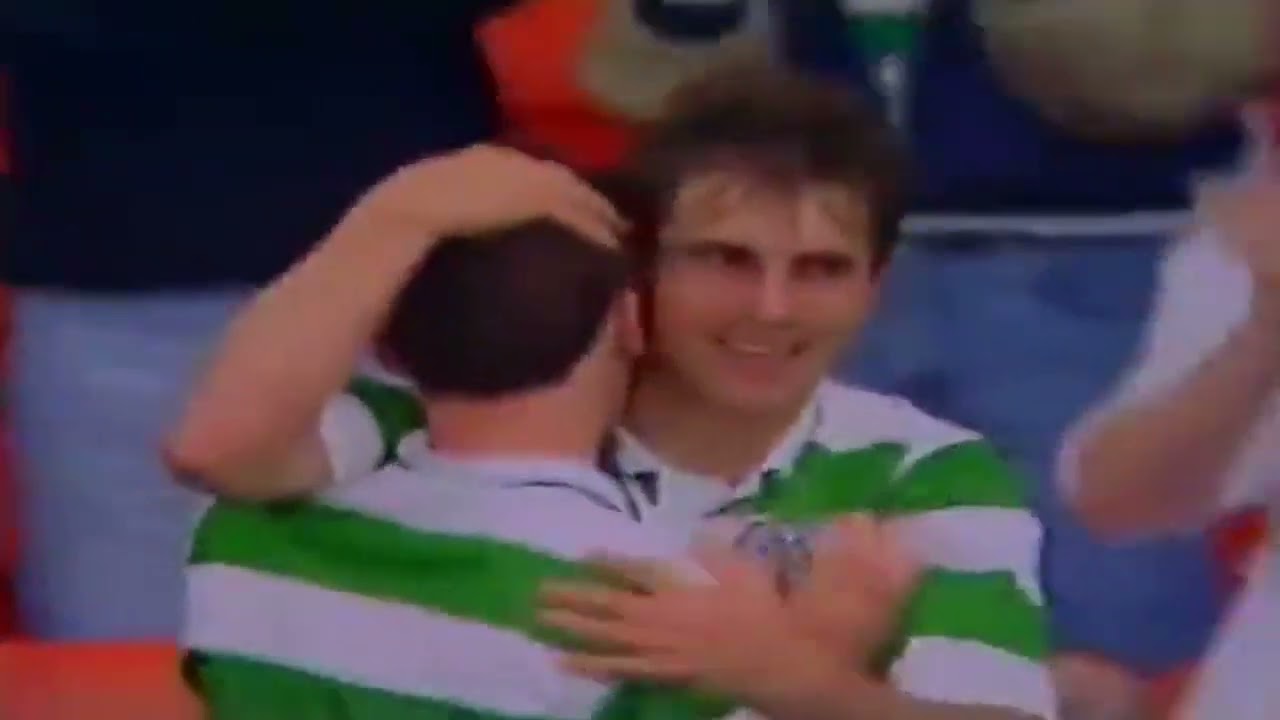 Dariusz Dziekanowski gol Celtic - Hibernian 2-0 Premier Division 08.09.1990