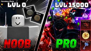 SPENDING 24 HOURS GOING NOOB TO PRO MAKING ONE OF THE BEST META WEAPONS IN BROKEN BLADE!!! (Roblox)