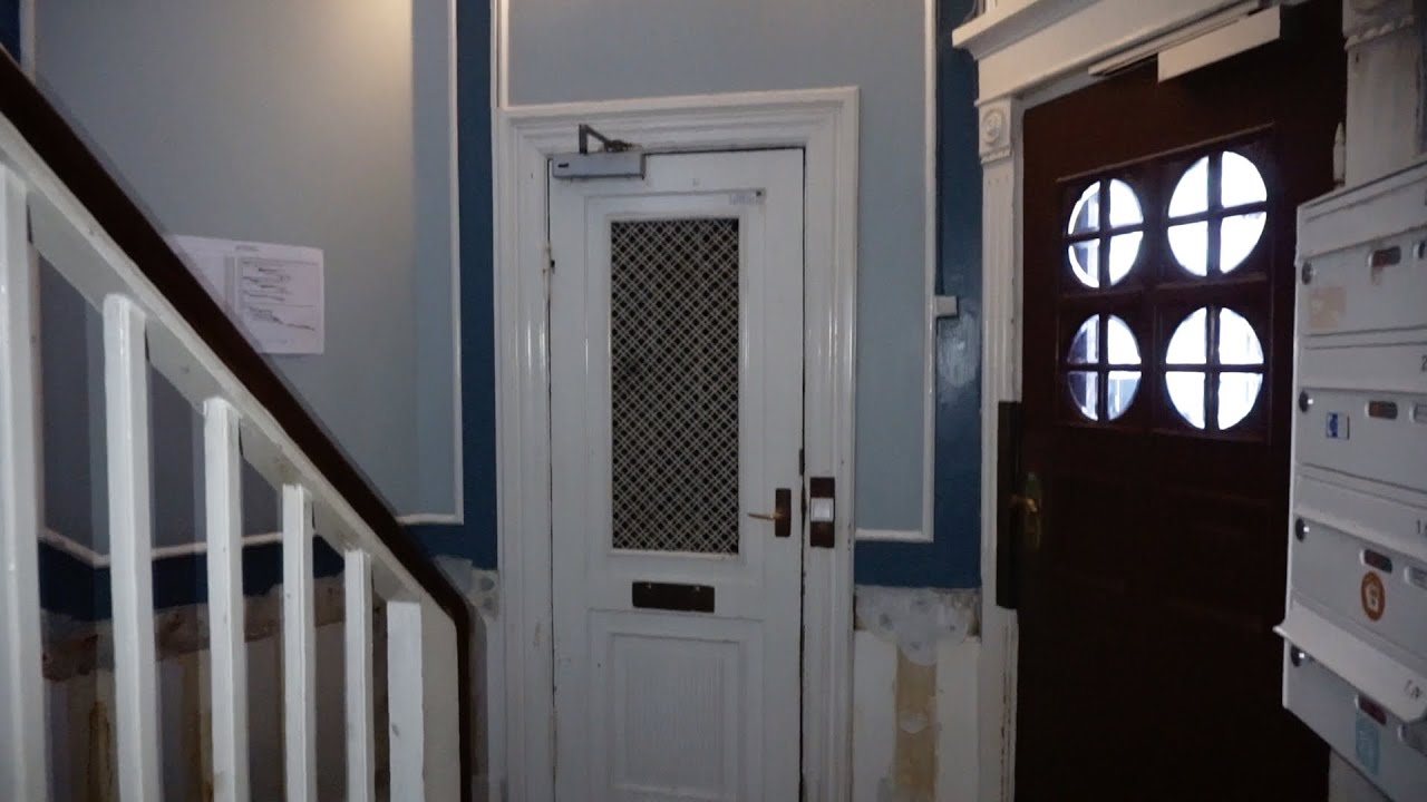 1908 Titan single-speed traction elevator @ Gammel Kongevej 105, Frederiksberg, Denmark