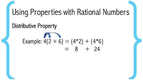 Using Properties with Rational Numbers