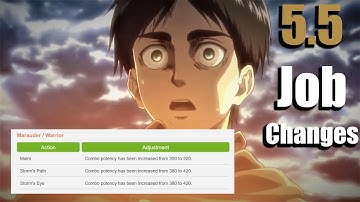 Patch 5.5 - Job Changes  (In a Nutshell)