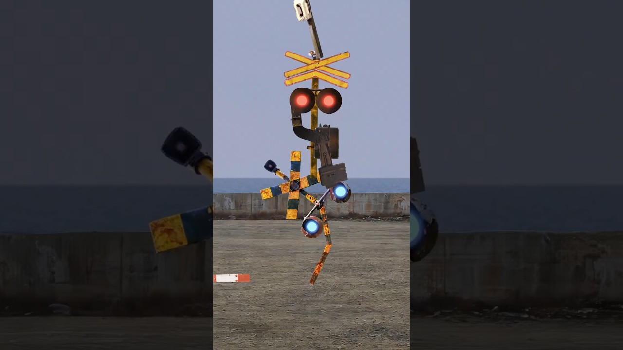 Rusty Railroad Crossing Tower #Shorts