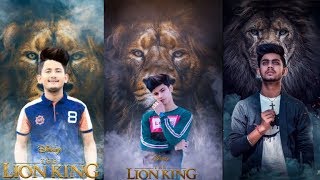 The Lion King - PicsArt Wild Life Concept Editing - creative editing | PicsArt editing | photoshop screenshot 4