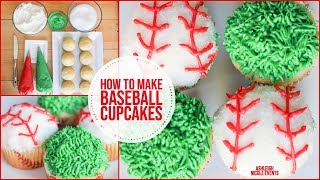 DIY BASEBALL CUPCAKES!!!!