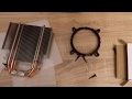 Снеговик CPU Cooler на 4 медные трубки , обзор