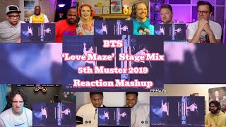 BTS ‘Love Maze’ Stage Mix Reaction mashup