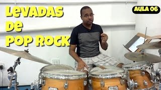 Levadas de Pop Rock - Aula de Bateria para Iniciantes