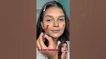 Mrunal Panchal Inspired Makeup look #shorts #youtubeshorts #viralvideo