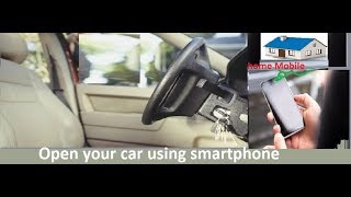 how to unlock a car door using a cell phone