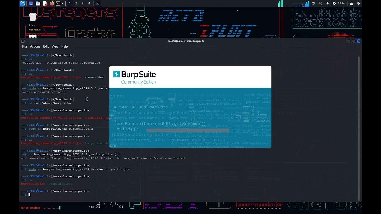 How to update Burp Suite Kali Linux 2023 - YouTube