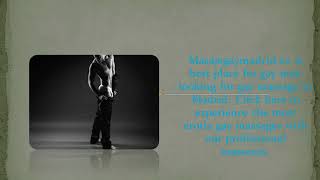 Erotic Gay Massage in Madrid | Man To Man Massage | Tantra Massage
