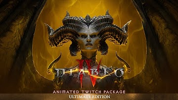 Diablo 4 ULTIMATE - Rare Twitch Package - Overlays
