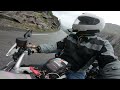 Trollstigen road with motorbike (BMW F800GS)