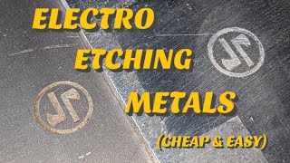 12V Electro Etching Metals - Cheap and Easy!