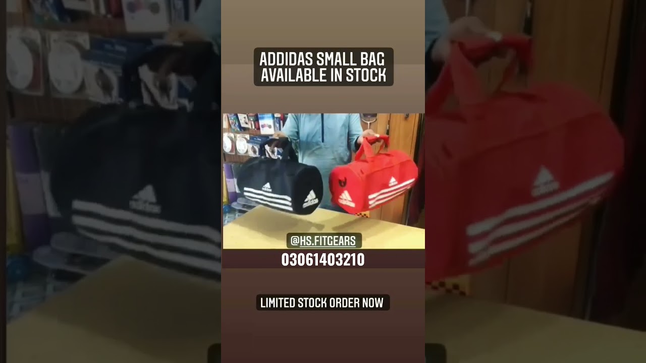 Addidas gym bag available in stock order now 
