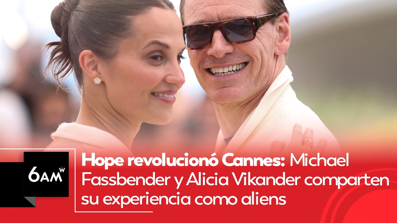 Hope revolucionó Cannes: Michael Fassbender y Alicia Vikander comparten su experiencia | 6AMW