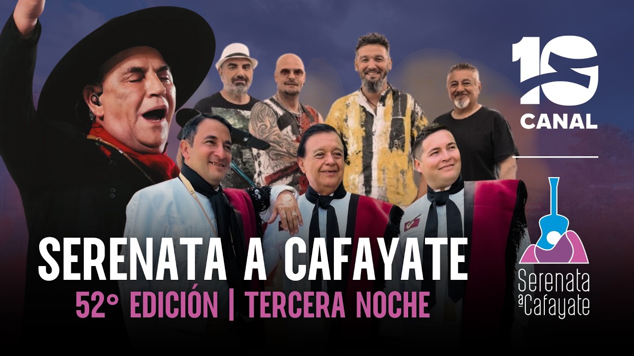 🔴 EN VIVO | Festival Serenata a Cafayate | El Chaqueño Palavecino, Las voces de Orán, Los Tekis