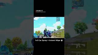 1v3 Car Spray = Instant Wipe 💀🔥 | OP BROYT #shorts