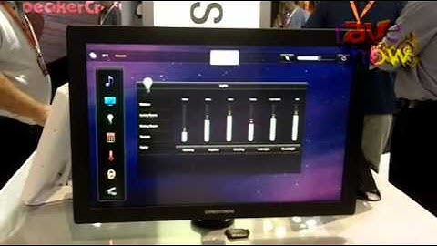 CEDIA 2011: Crestron Electronics Shows rAVe Its V24 Touch Screen