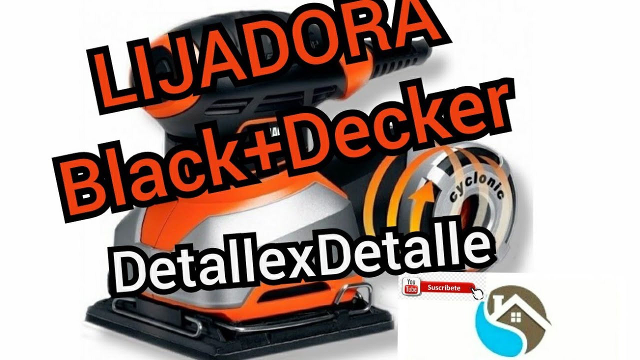 Lijadora Orbital Black+Decker QS1000 1/4h 200W