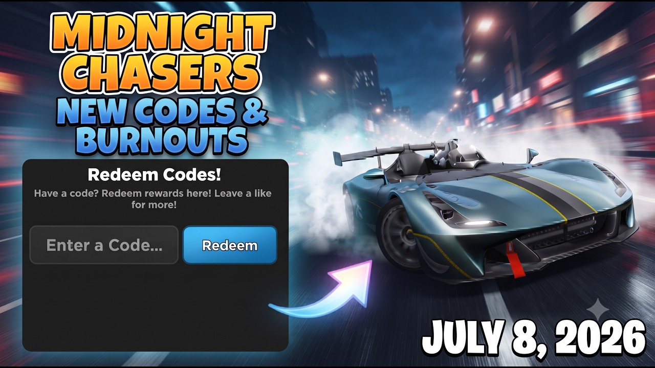 NEW BURNOUT FEATURE! + NEW CODES | Midnight Chasers: Highway