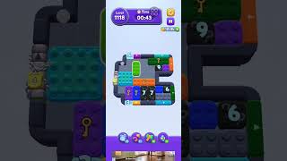 Color Block Jam Level 1118 #colorblockjamlevel #colorblockjamtips #colorblockjam #colorblocks