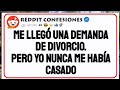 Me llegó una demanda de divorcio pero yo nunca me había casado 