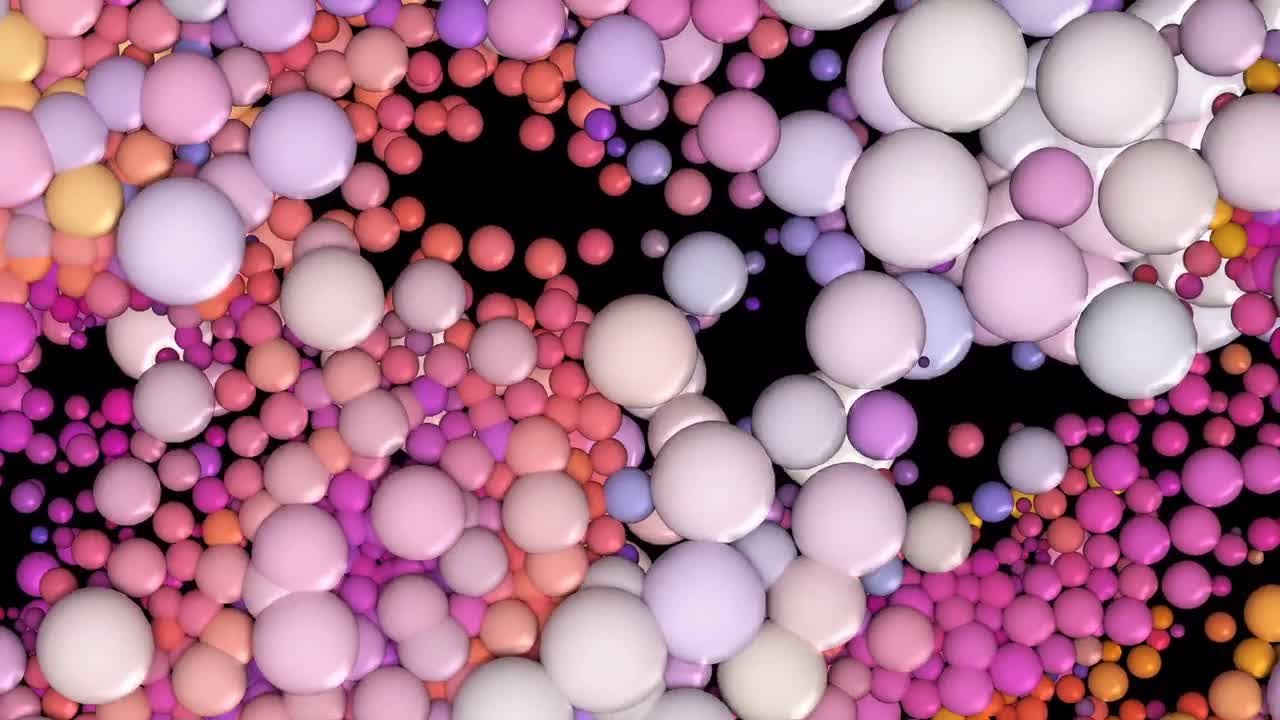 Colorful Circles Stock Motion Graphics