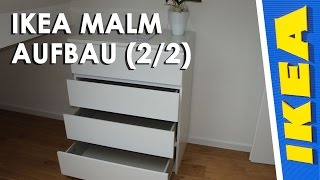 Ikea Malm Aufbau 2 2 Youtube