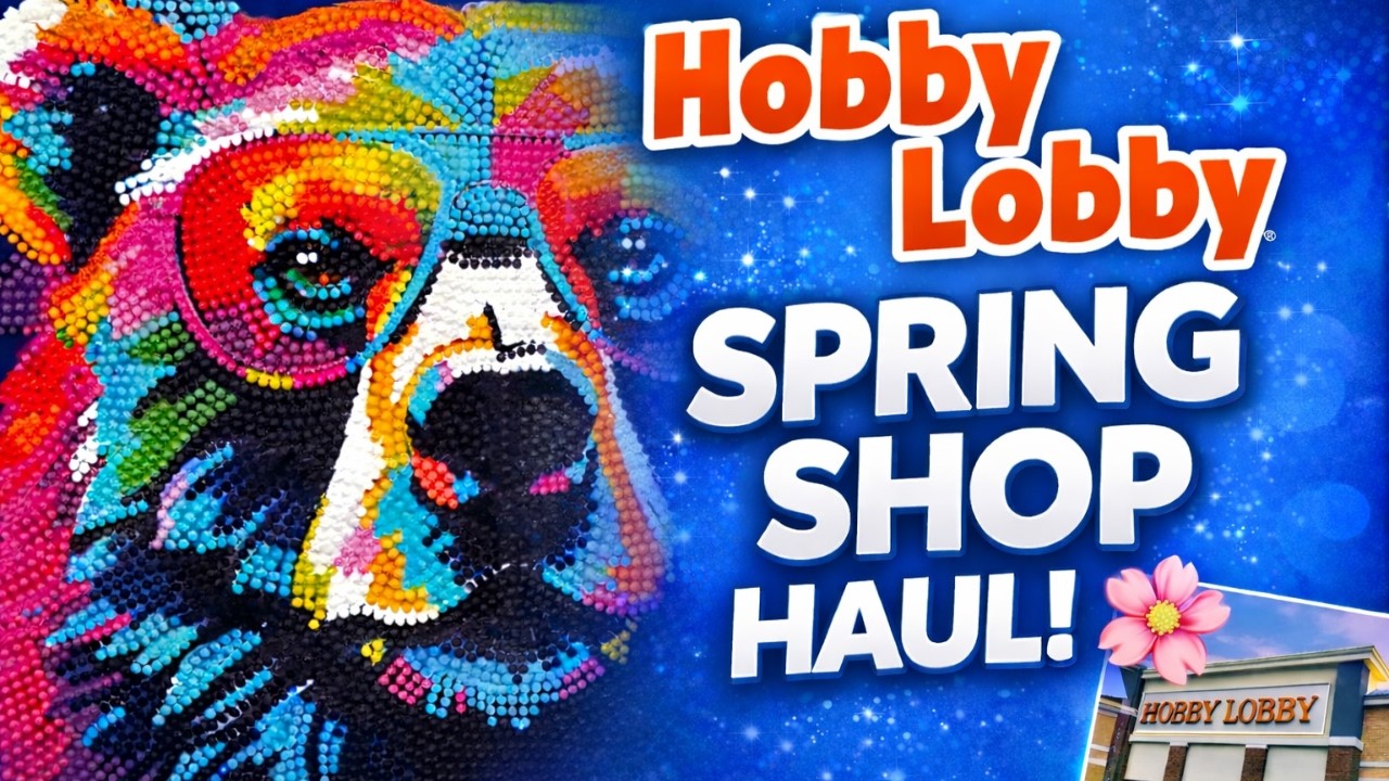 Покупки в Hobby Lobby в весеннем сезоне для алмазной живописи | Бюджетные поделки | Алмазная живо...