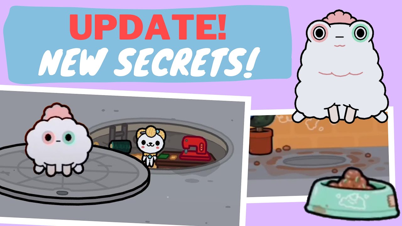 NEW SECRETS Bop City Update! New crumpet and Croquet in Toca Life