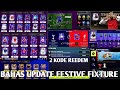 2 KODE REEDEM TERBARU SERTA BAHAS UPDATE EVENT FESTIVE FIXTURE FC MOBILE 26