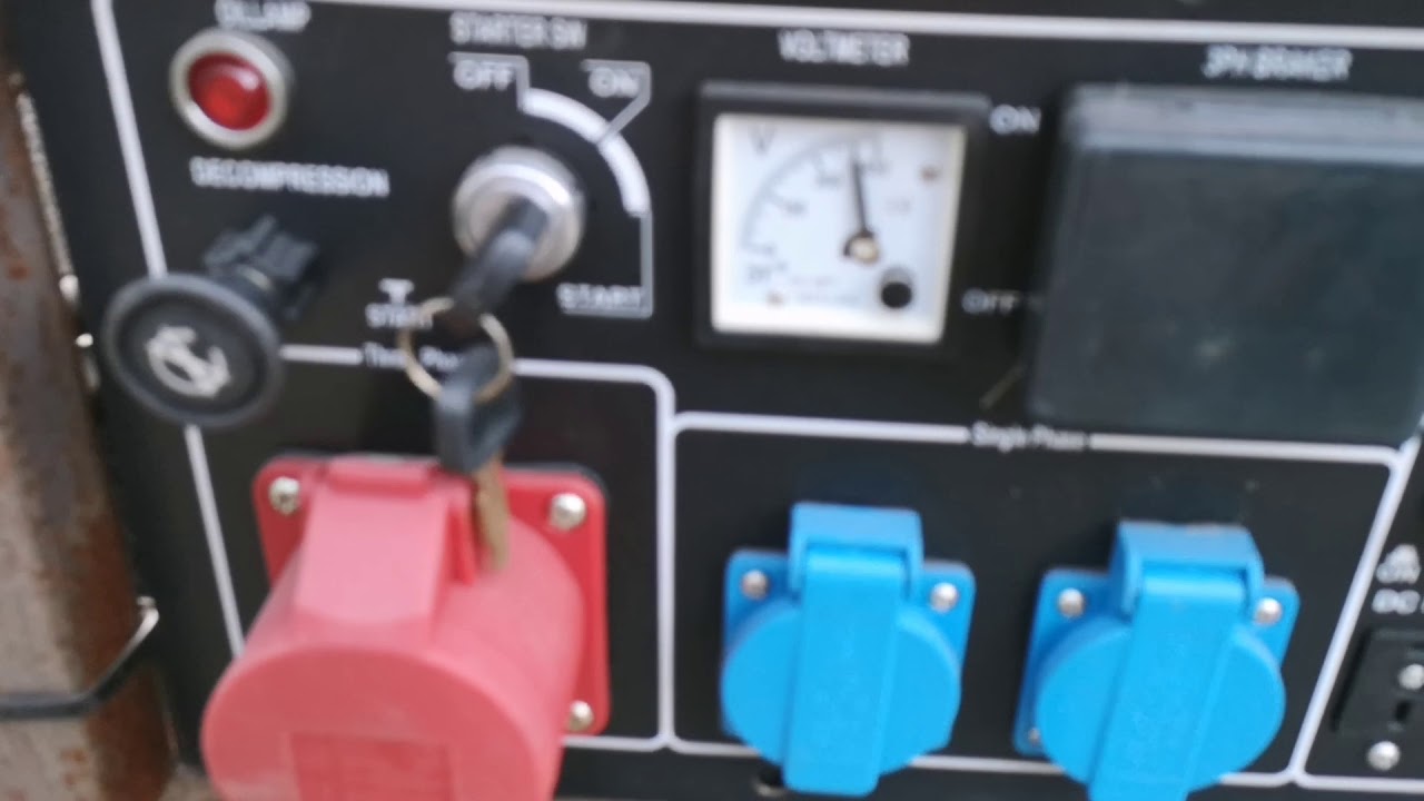 Generator Güde 5500 Diesel - YouTube