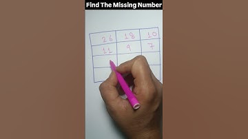 Find The Missing Number # trending shorts # Viral # iq test 🧠🤔# puzzle 🧩#